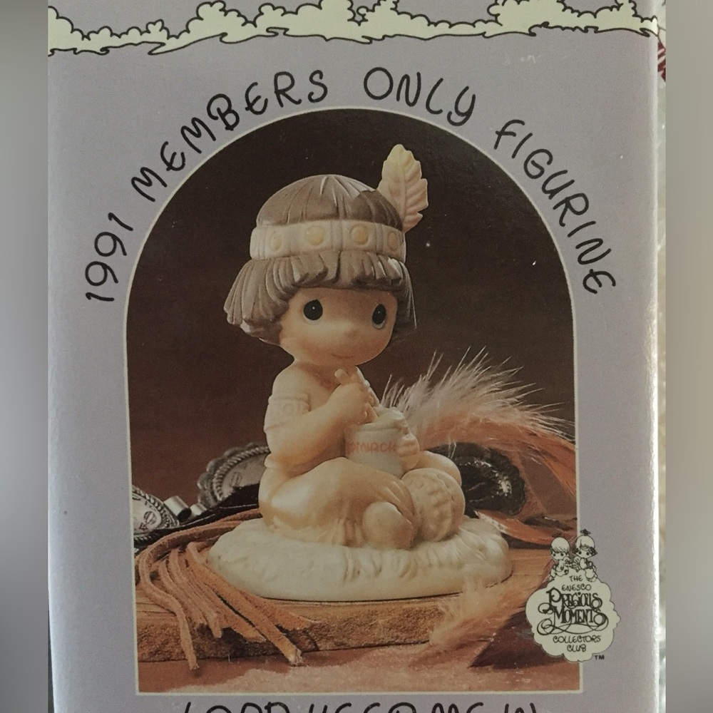 Precious Moments "Lord Keep Me In Teepee Top Shape" - Members Only Figurine. - Picture 4 of 5